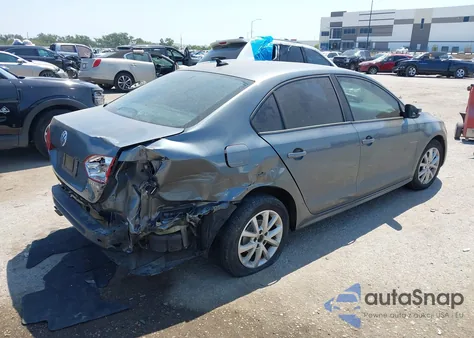 2011 Volkswagen Jetta 2.5L Se из США, поврежденный, VIN 3VWDX7AJ9BM005949